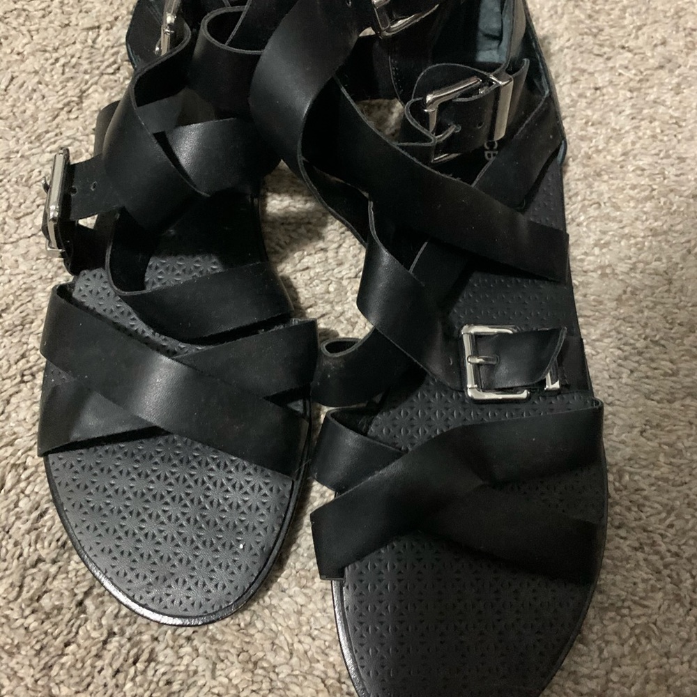 Black sandals